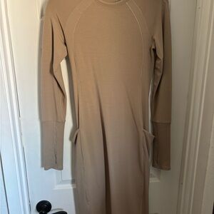 lululemon athletica Tan Midi Dress